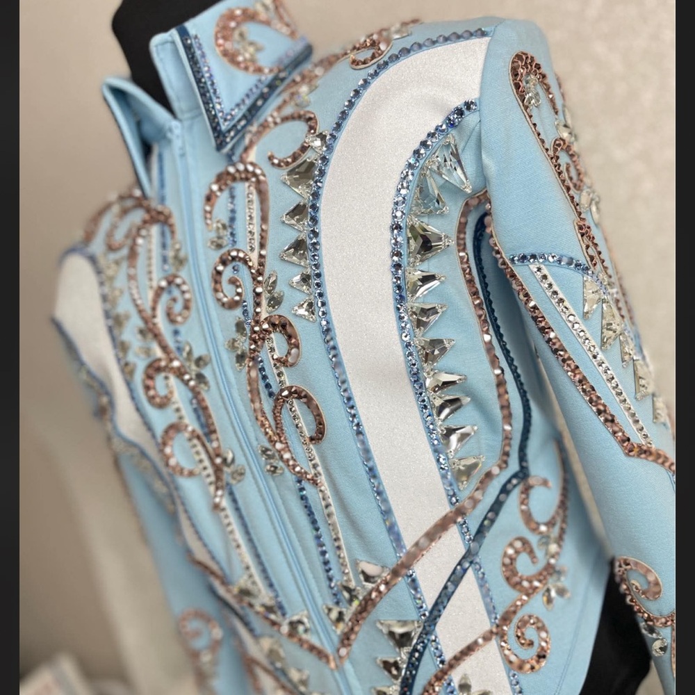 Kids' Blue showmanship Jacket